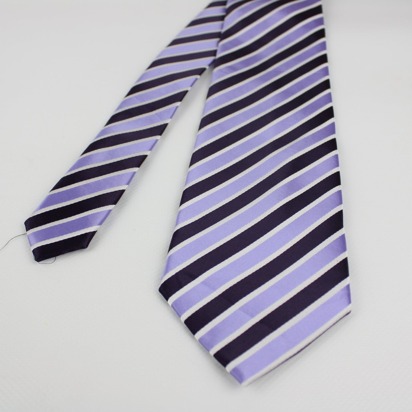 Dressmann Striped Tie – Purple & Lavender