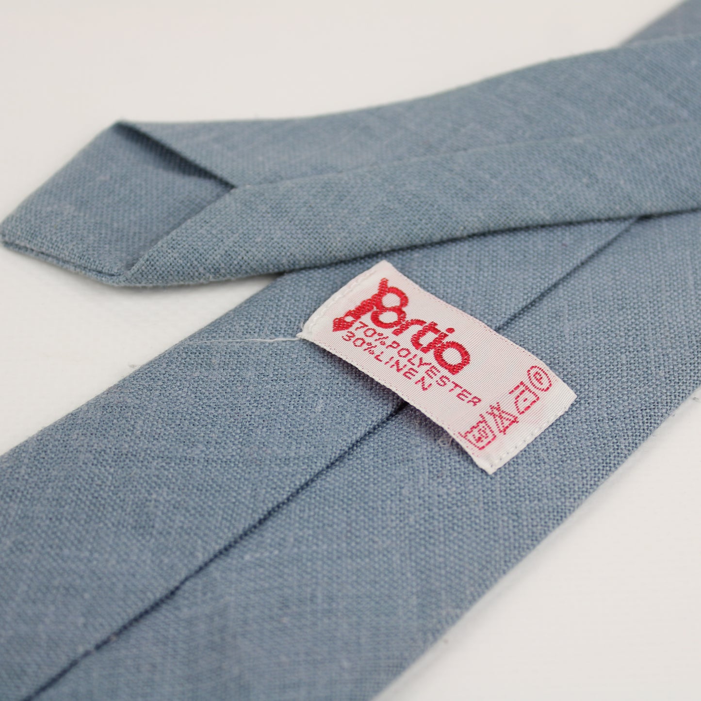 Portia Light Blue Linen Blend Tie – Made in Italy