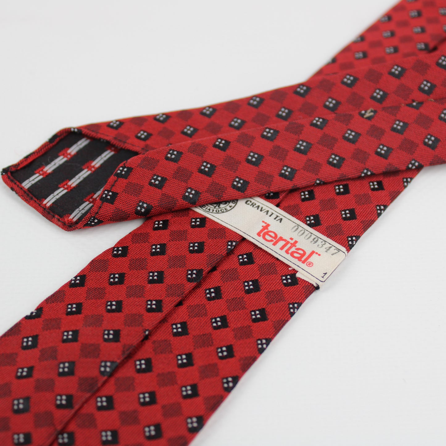 Tertital Red Checkered Tie – Italian Vintage