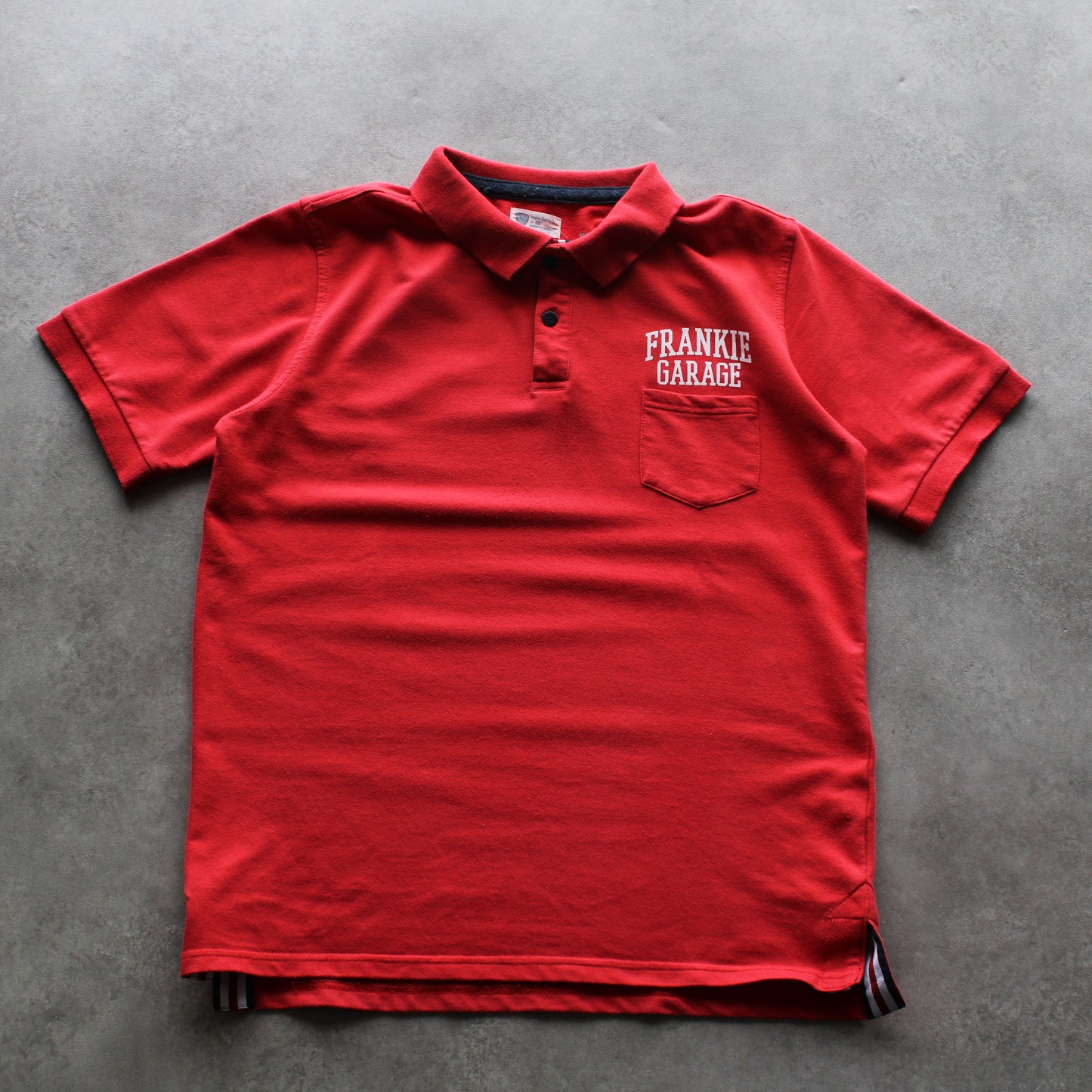 Frankie Garage Printed Polo Shirt (Man-XL)