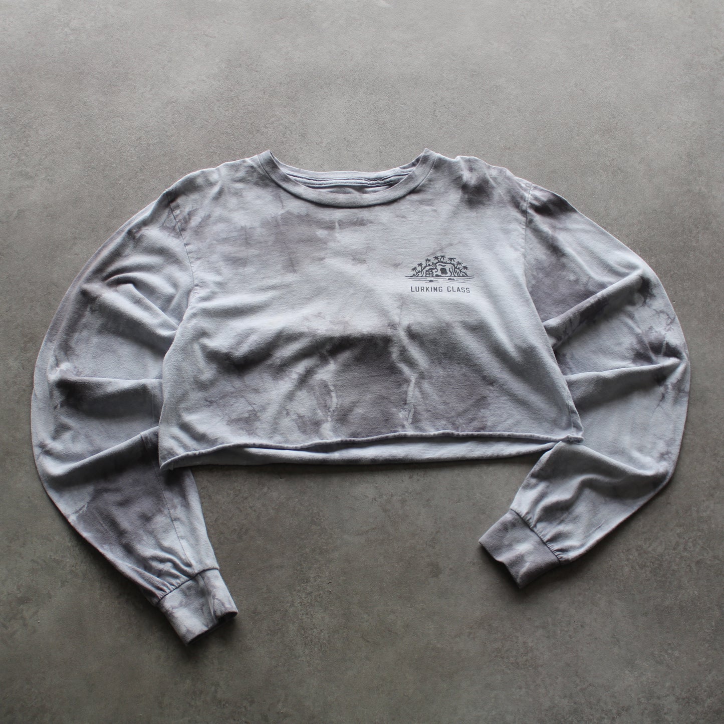 Lurking Class Tie-Dye Cropped Top (Woman-S)