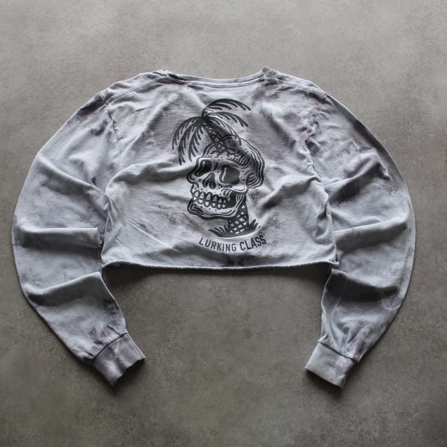 Lurking Class Tie-Dye Cropped Top (Woman-S)