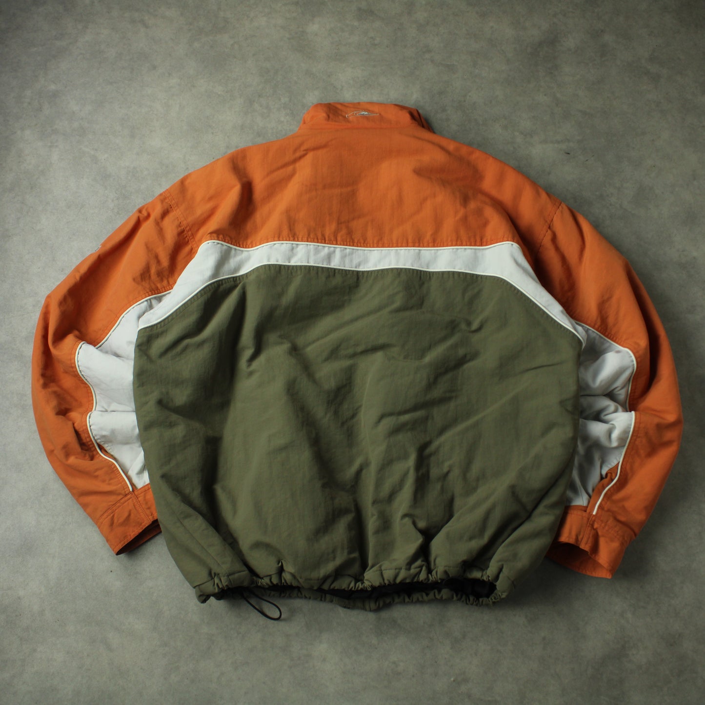 Quiksilver Colorblock Jacket - Orange/Olive (Man-XL)