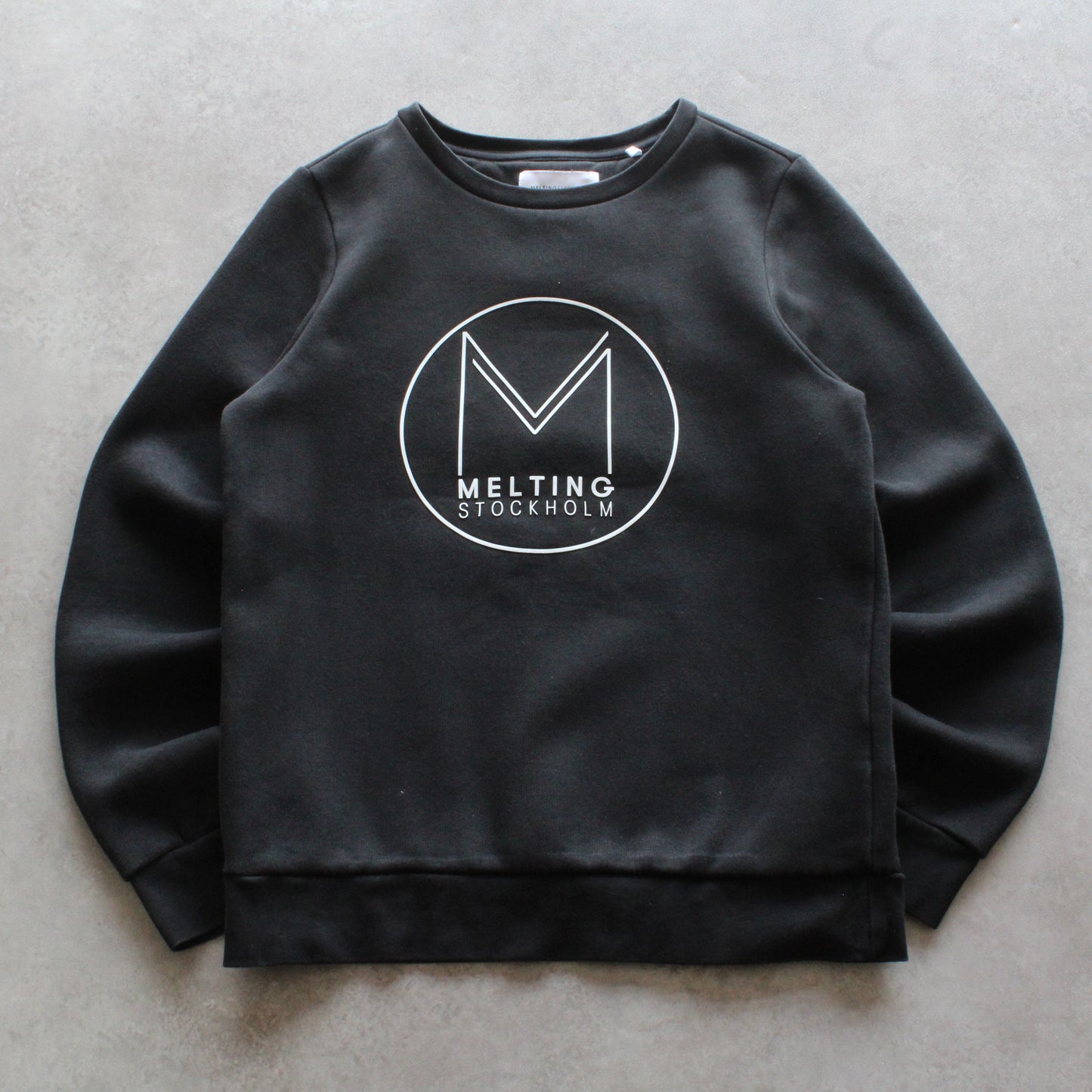 Melting Stockholm Printed Crewneck Sweater (Woman-M)