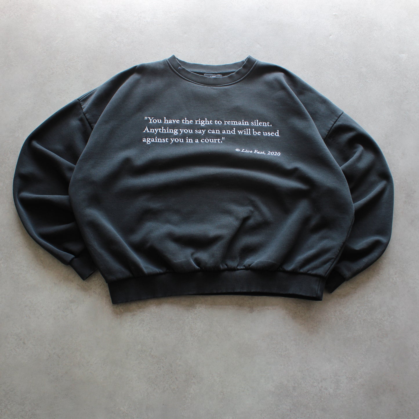 LFDY Embrioed Crewneck Sweater (Man-L)