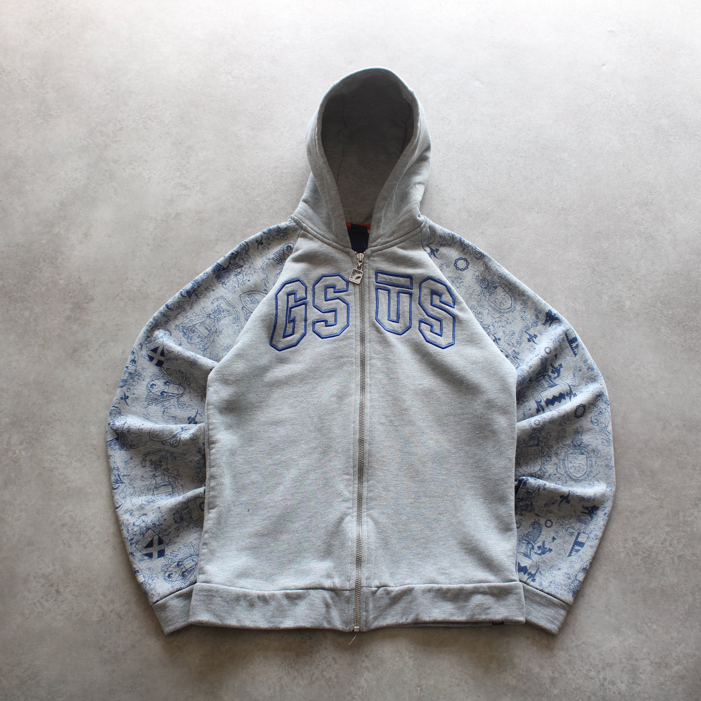 Gsus Embrioed Zip Up Hoodie (Kid-176cm)