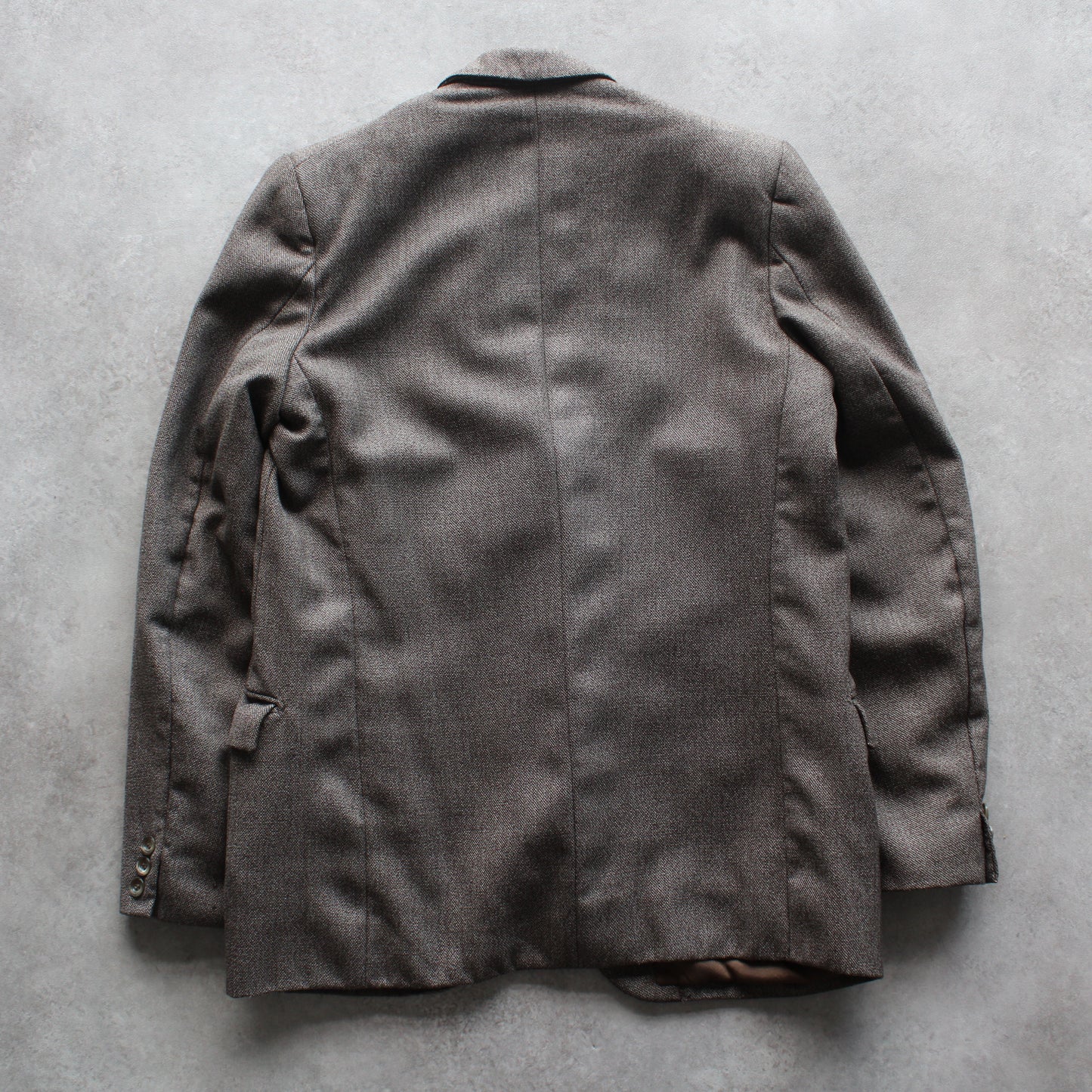 Vintage Brown Textured Blazer (Man-S)