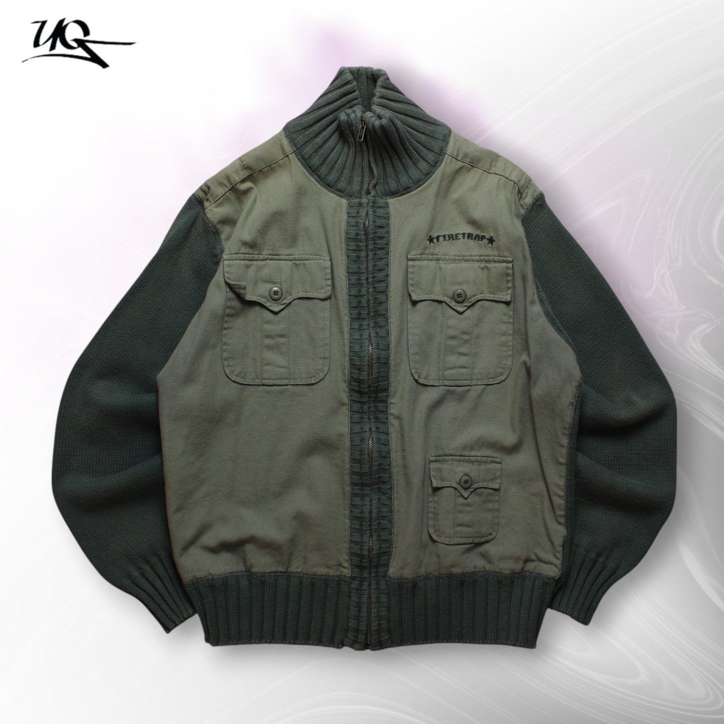 Firetrap Pullover mit durchgehendem Reißverschluss (Herren, S)