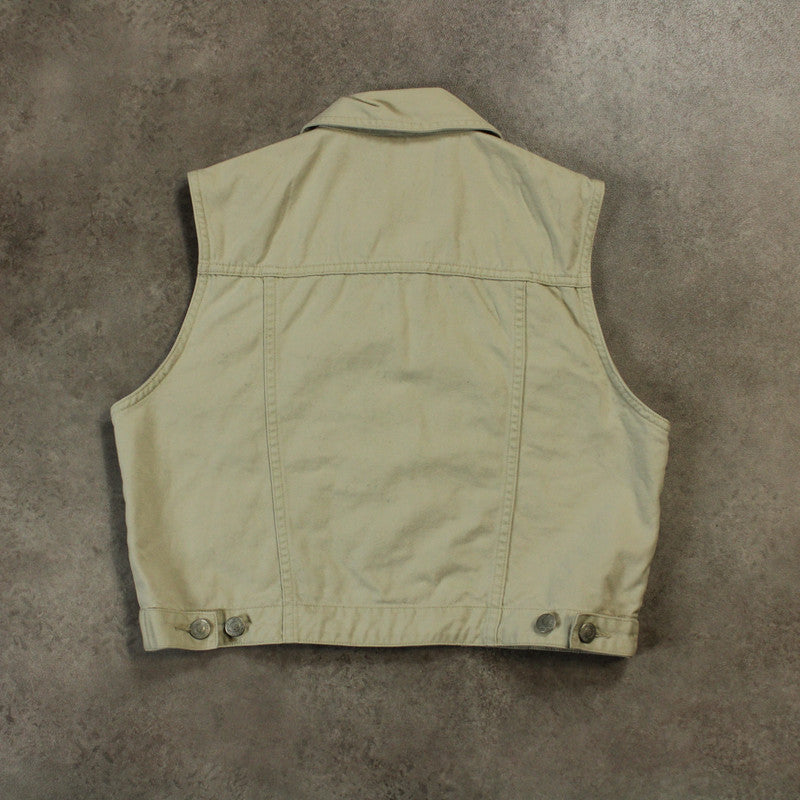 Balloon Denim Vest (Size-L)