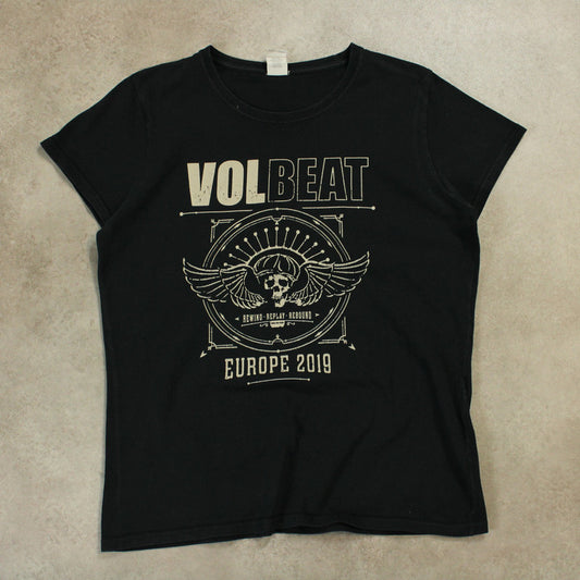 T-Shirt mit Volbeat-Aufdruck (Größe L) 