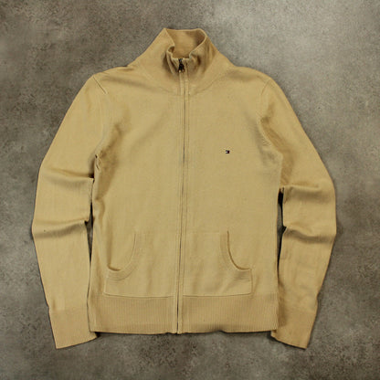 Tommy Hilfiger Strickpullover mit durchgehendem Reißverschluss (Größe S) 