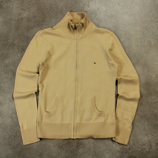 Tommy Hilfiger Strickpullover mit durchgehendem Reißverschluss (Größe S) 