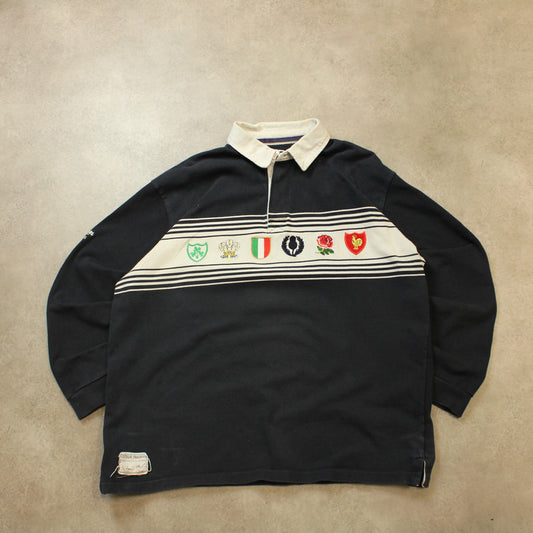 Langarm-Poloshirt von Cotton Traders (Größe XXL) 