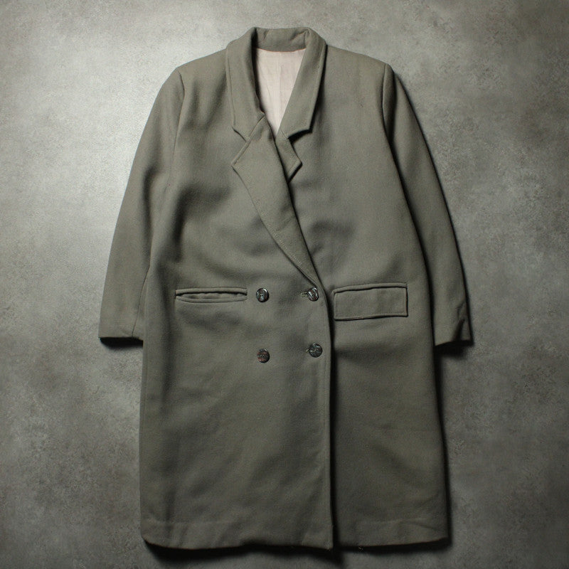 Vintage Long Cloth Coat (Size-M) 