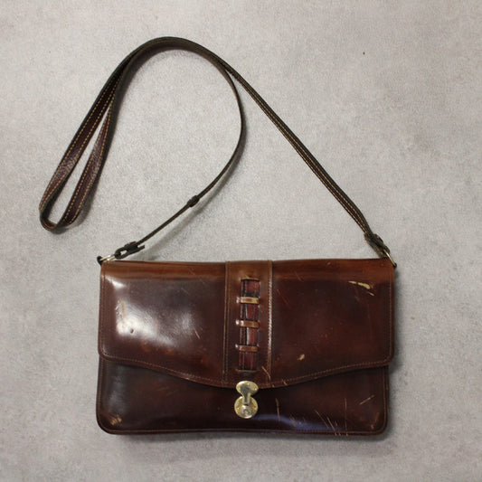 Vintage Leder Umhängetasche
