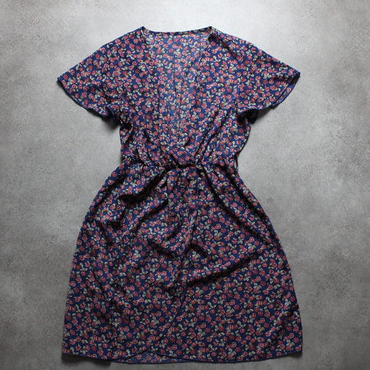 Vintage-Rosenkleid (Damen-M) 