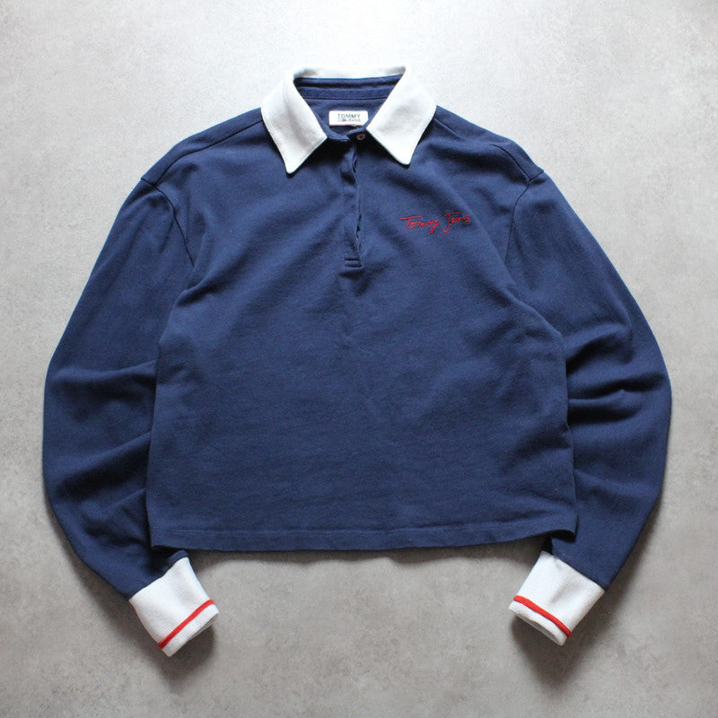 Tommy Jeans Langarm-Poloshirt (Damen-L) 