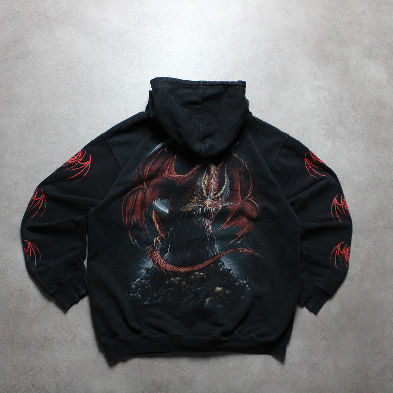 Rock Eagle Kapuzenpullover mit durchgehendem Reißverschluss (Herren, XL) 