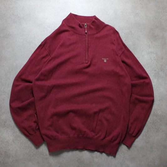 Gant 1/4 Zip Strickpullover (Herren-XXL) 