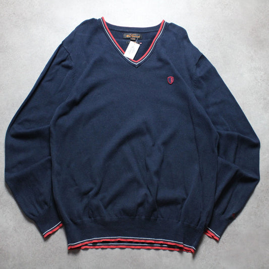 Ben Sherman Strickpullover mit V-Ausschnitt (Herren-XL) 