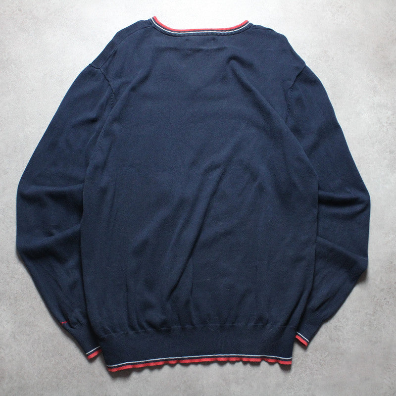 Ben Sherman Strickpullover mit V-Ausschnitt (Herren-XL) 
