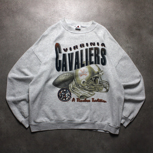 Riddell Virginia Cavalliers Rundhalspullover (Herren-L) 