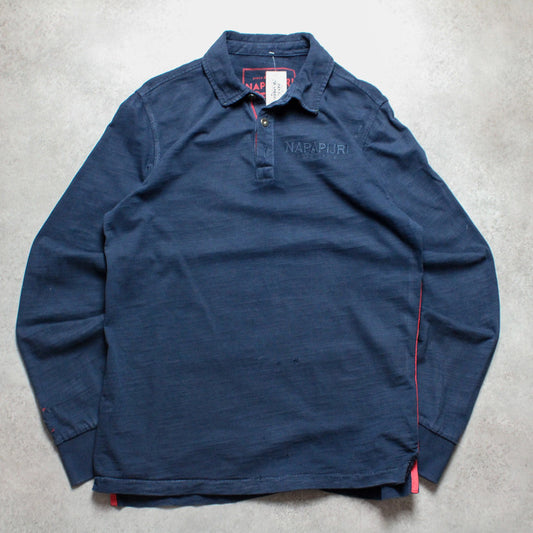 Napapijri Long Sleeve Polo Shirt (Men-L)