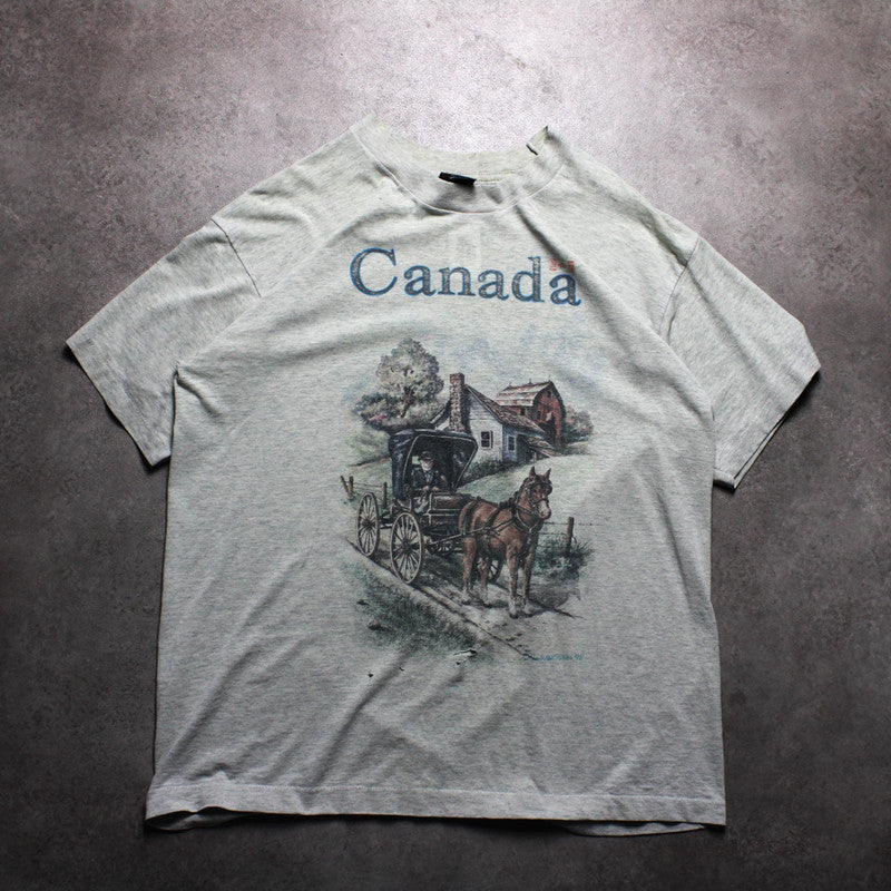 Fruit Of The Loom Canada T-Shirt (Men-L) [SPOTTED]