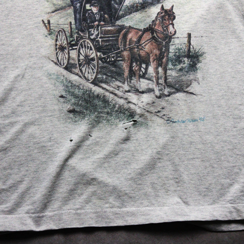 Fruit Of The Loom Canada T-Shirt (Men-L) [SPOTTED]