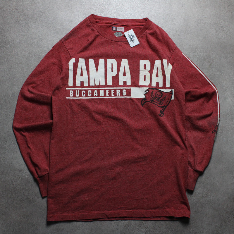 NFL Team Apparel TAMPA BAY Buccaneers Long Sleeve T-shirt (Man-S)