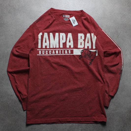 NFL Team Apparel TAMPA BAY Buccaneers Long Sleeve T-shirt (Man-S)