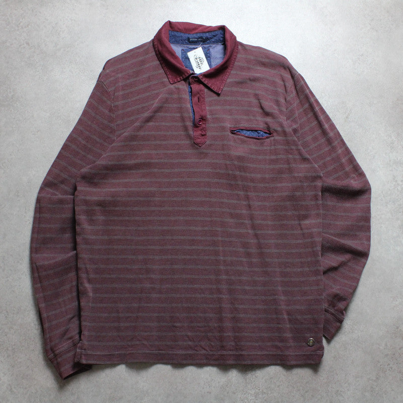 Pierre Cardin Long Sleeve Polo Shirt (Man-L)