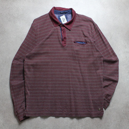 Pierre Cardin Langarm-Poloshirt (Herren, L) 