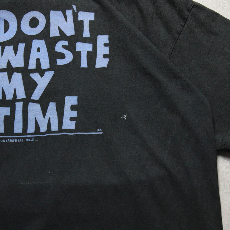 Don't Waste My Time T-Shirt (Herren-XXL) [ENTDECKT] 