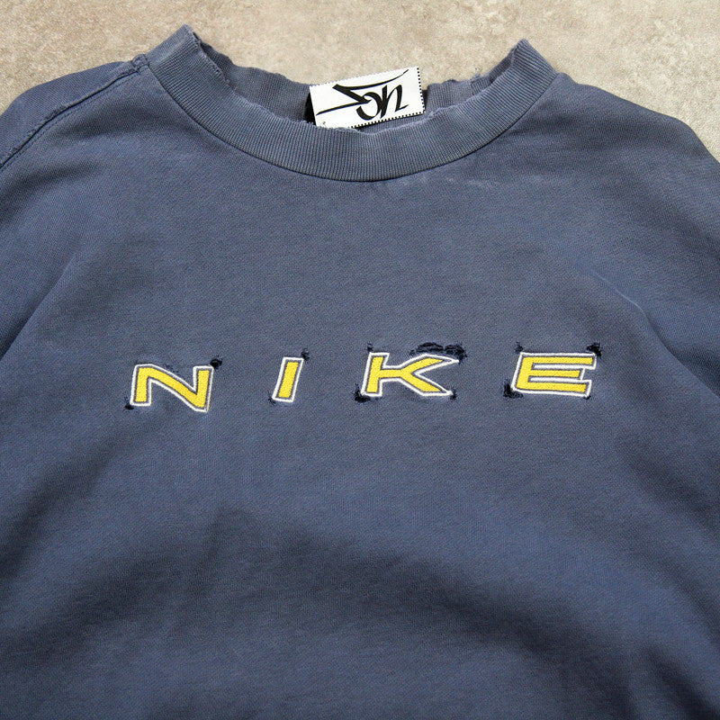 Nike Vintage Rundhalspullover (Herren-L) [DISTRESSED] 