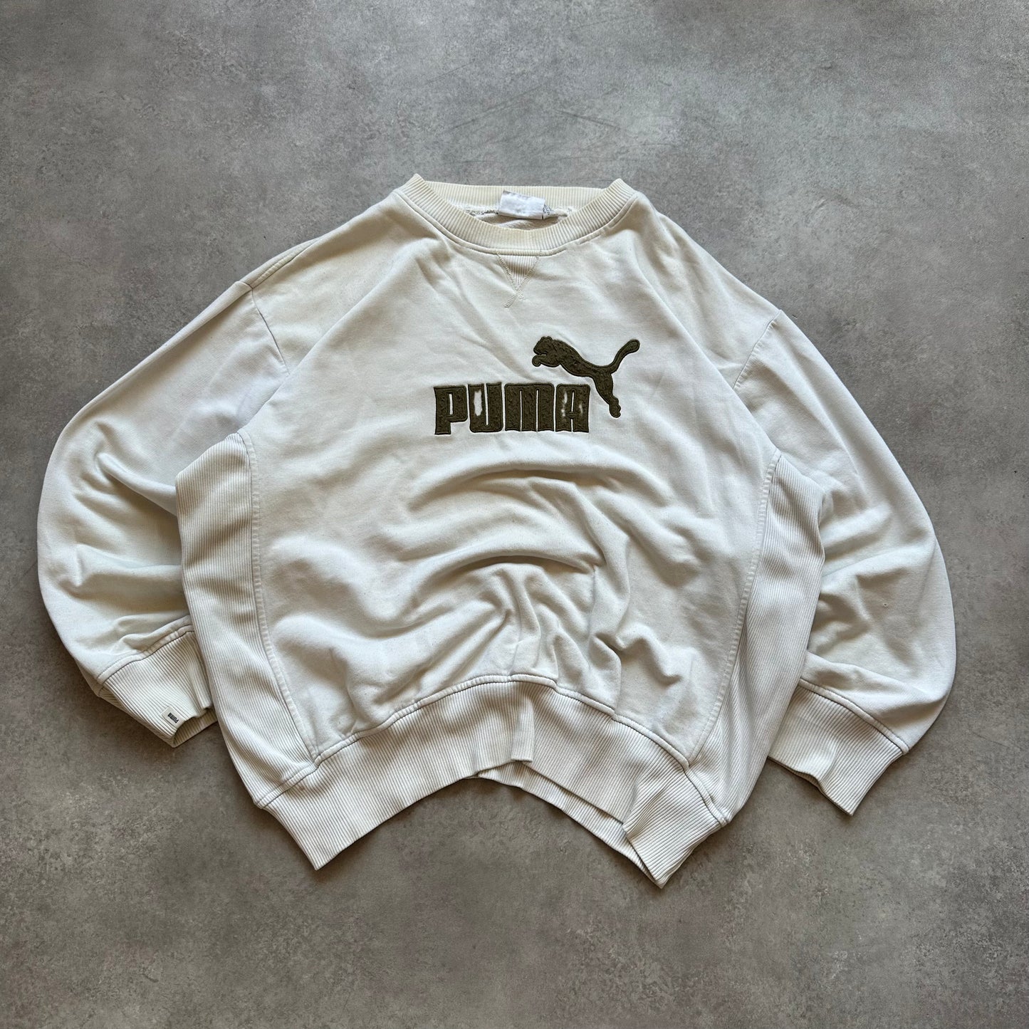 Puma Vintage White Sweatshirt XXL