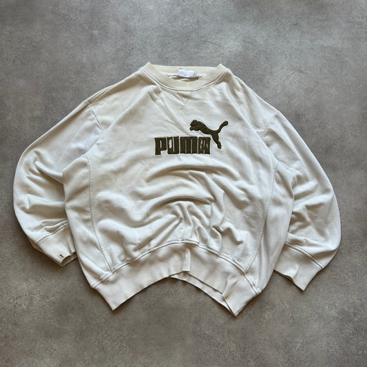 Puma Vintage White Sweatshirt XXL