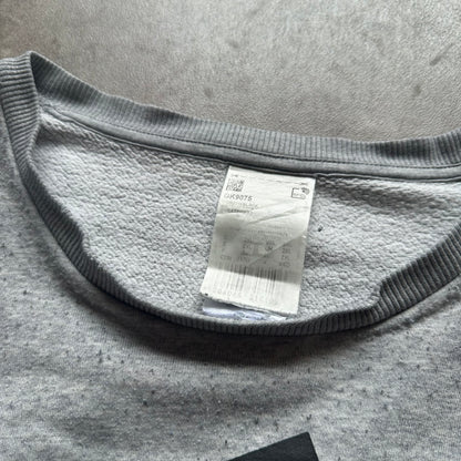 Adidas Grey Logo Sweatshirt XXL
