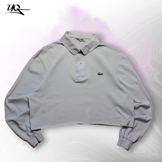 Lacoste Crop Cut Polo Shirt (Women-M)
