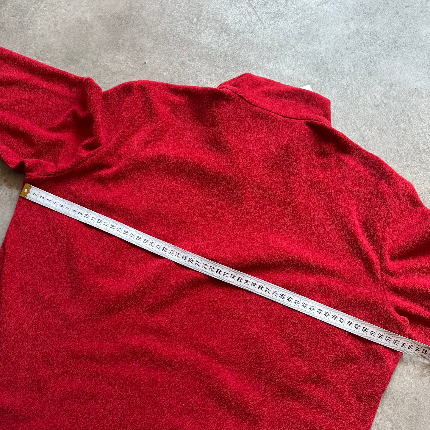 Jack Wolfskin Red Fleece Quarter Zip XXL