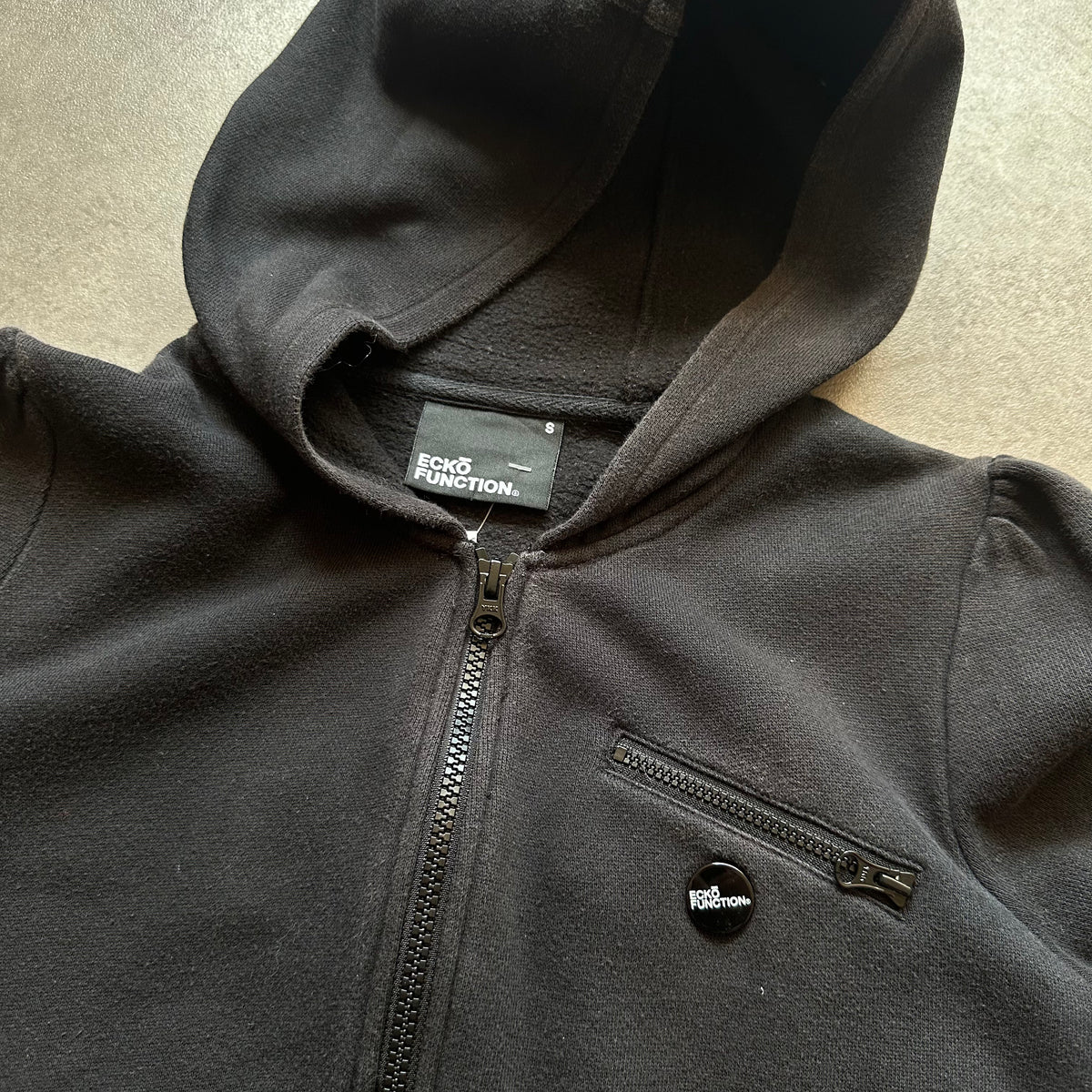 Ecko Unltd Black Zip Hoodie S