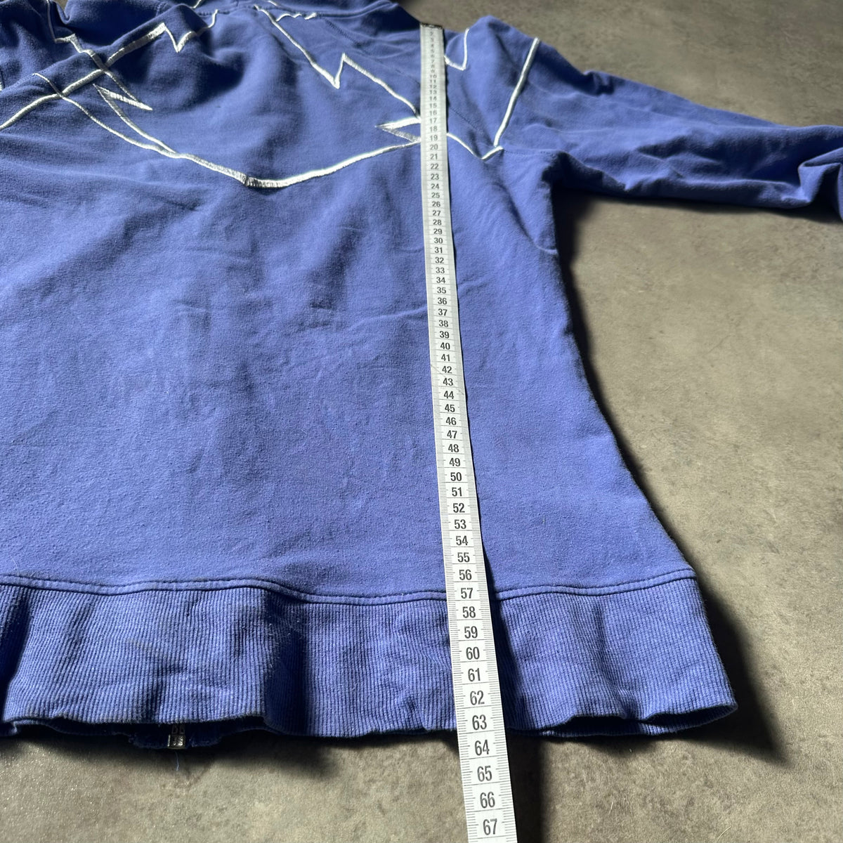 Billabong Blue Zip Hoodie M