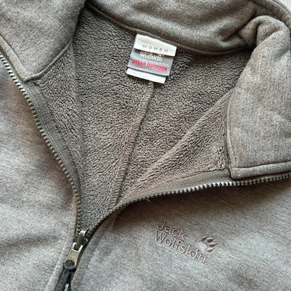 Jack Wolfskin Grey Zip Fleece Jacket XL