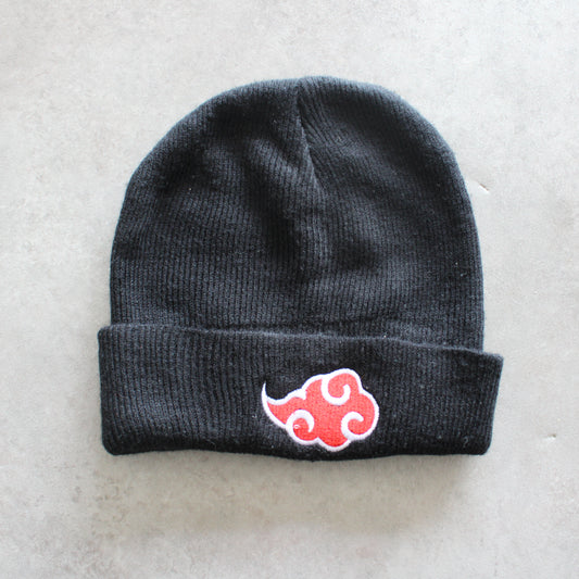 Naruto Akatsuki Cloud Embroidered Beanie