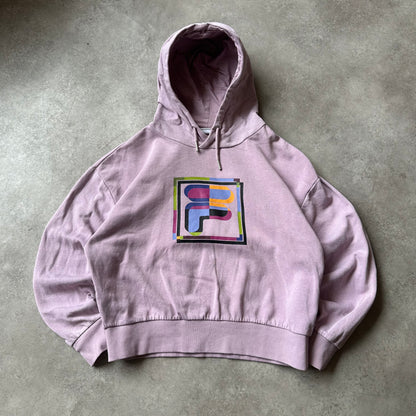 Fila Pink Hoodie L