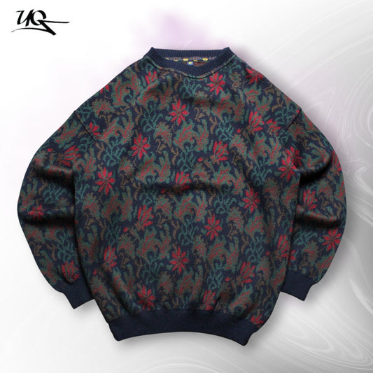 Strickpullover mit City-Design (Herren-XL) 