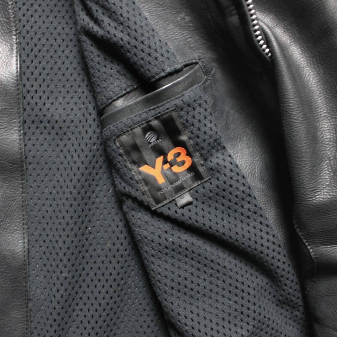 Adidas x Y3 Yohji Yamamoto Lederjacke 2006 (Herren-M) 