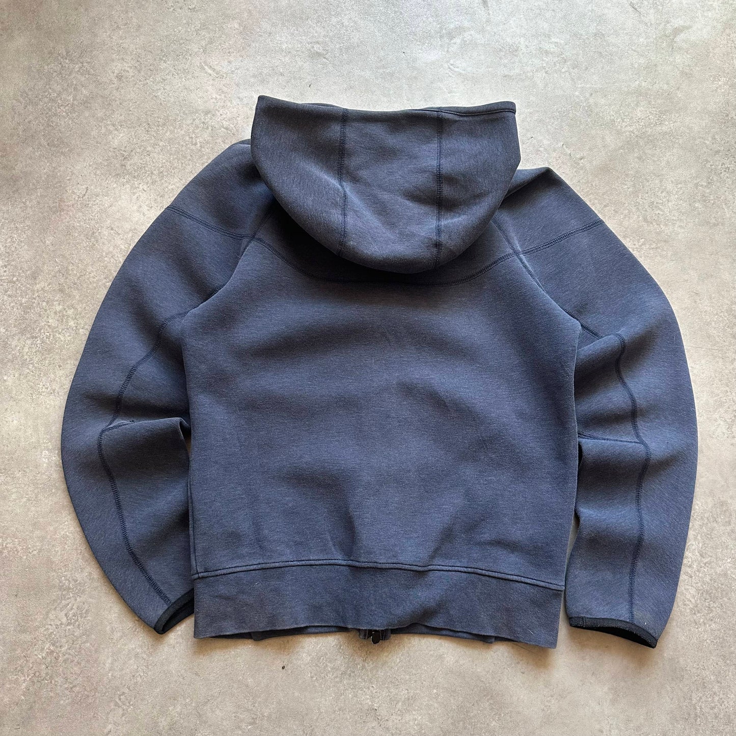 Nike Blue Tech Fleece Zip Hoodie S