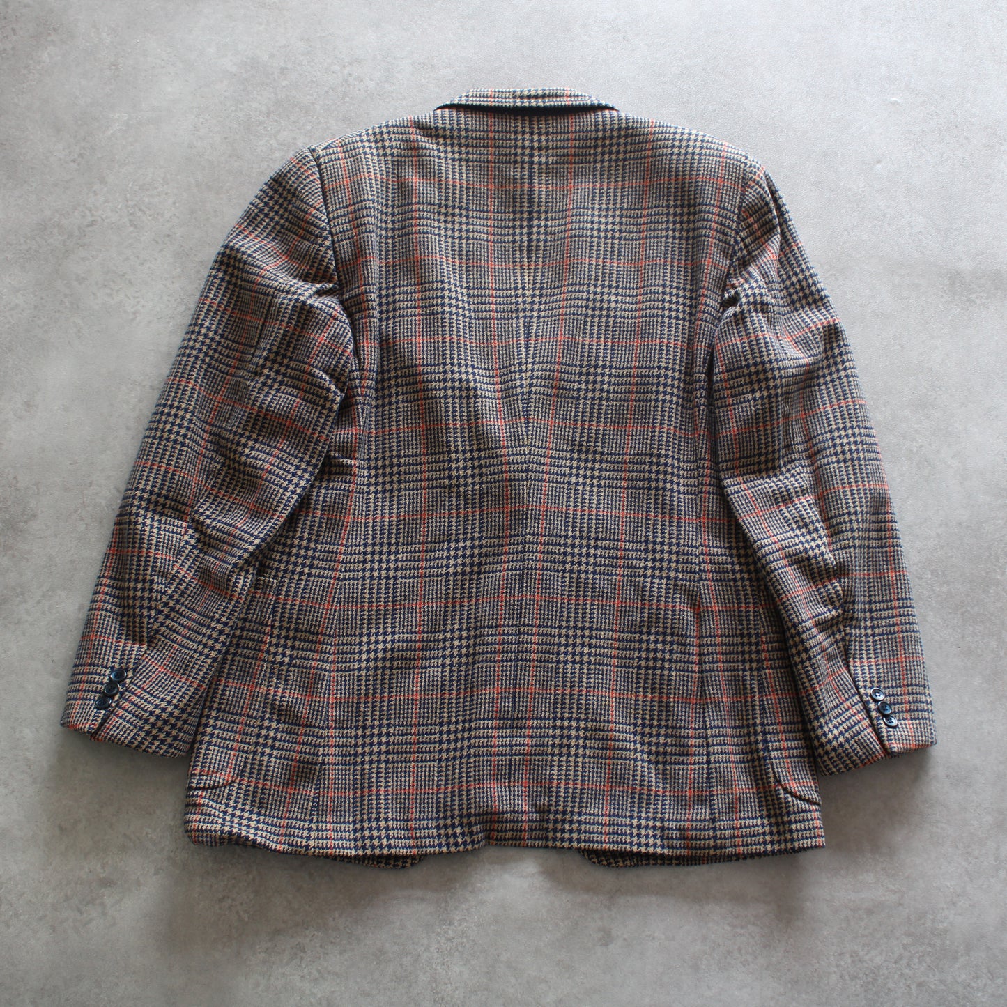 Abital Vintage Checked Wool Blazer (Man-M)