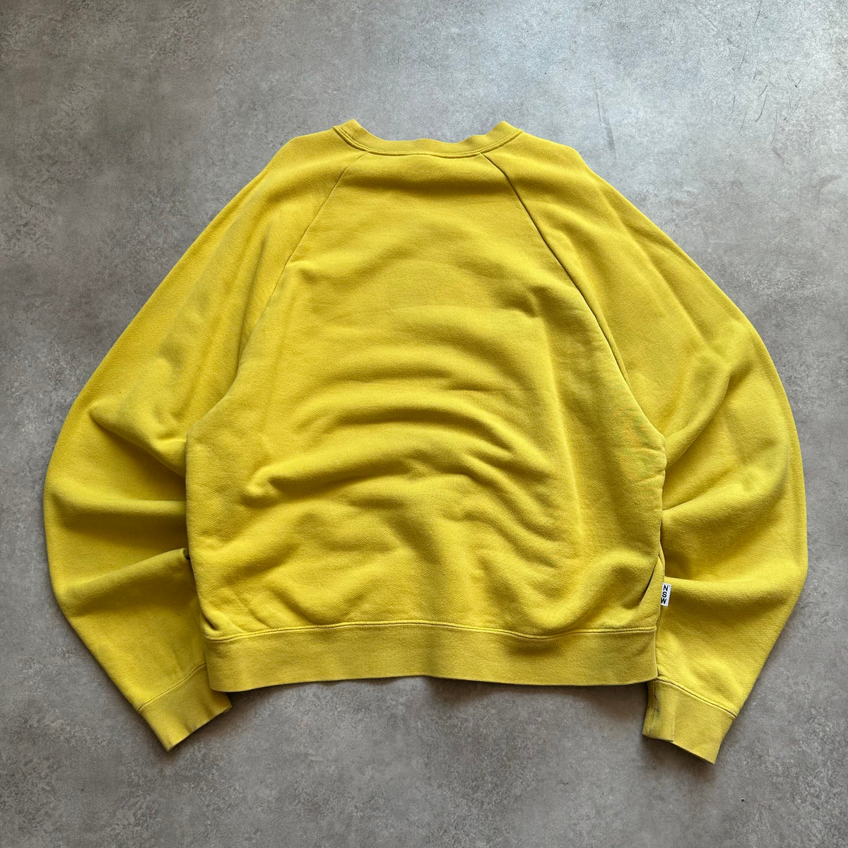 Nike Sportswear Yellow Big Swoosh Sweatshirt S